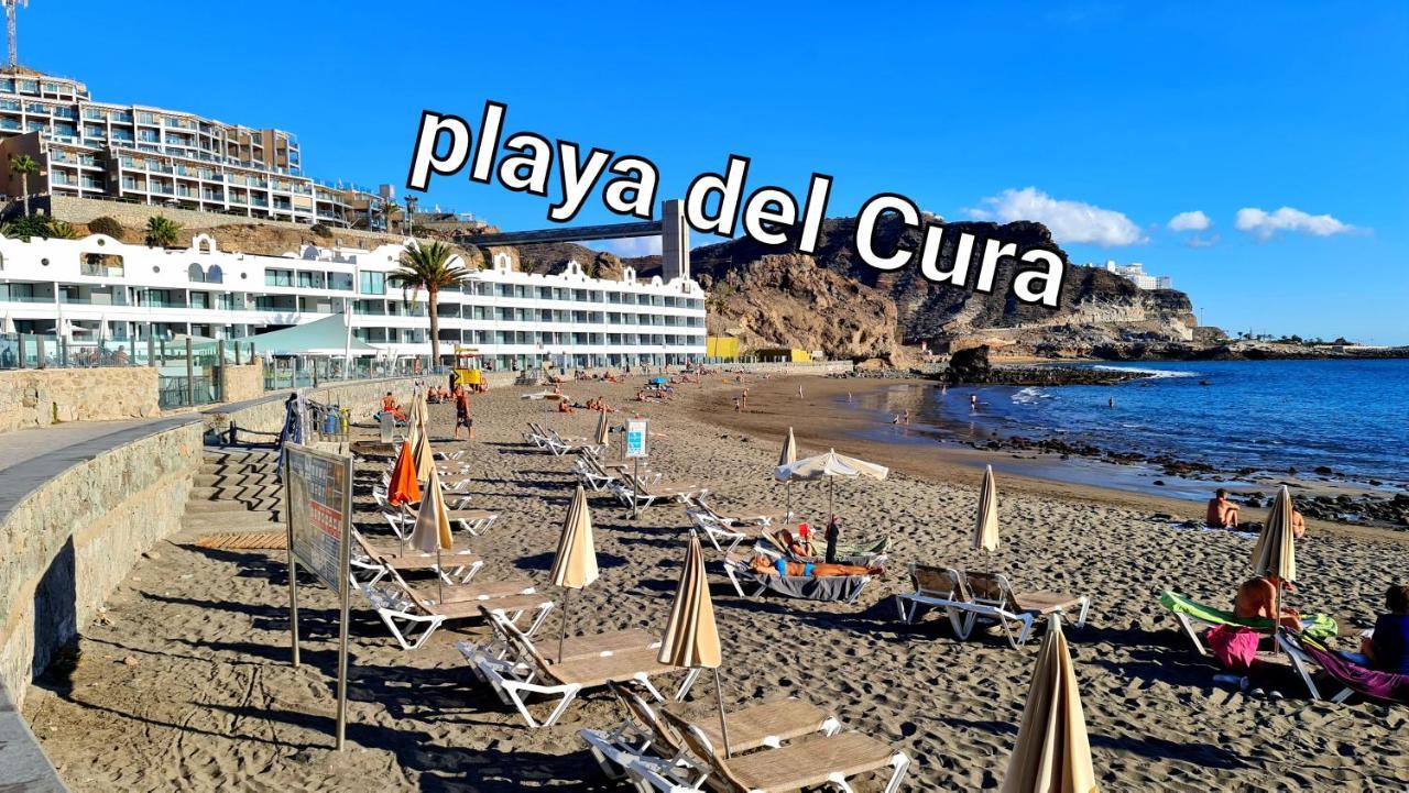 Deluxe 3 Rooms74M2,2Air Condit 2Tv Seaview On Amadores,2 Heatpools, Parking, 600 Mb,Dishwasher,2Lift,,3 Beaches Playa Del Cura  Extérieur photo