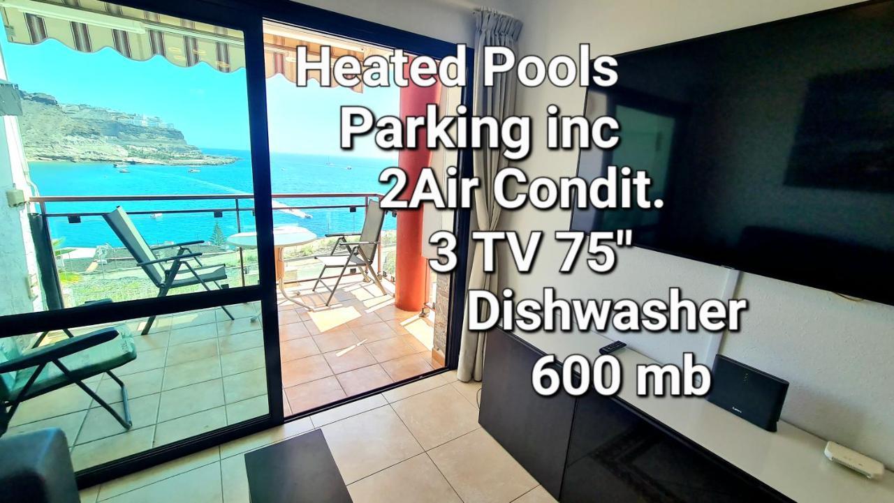 Deluxe 3 Rooms74M2,2Air Condit 2Tv Seaview On Amadores,2 Heatpools, Parking, 600 Mb,Dishwasher,2Lift,,3 Beaches Playa Del Cura  Extérieur photo