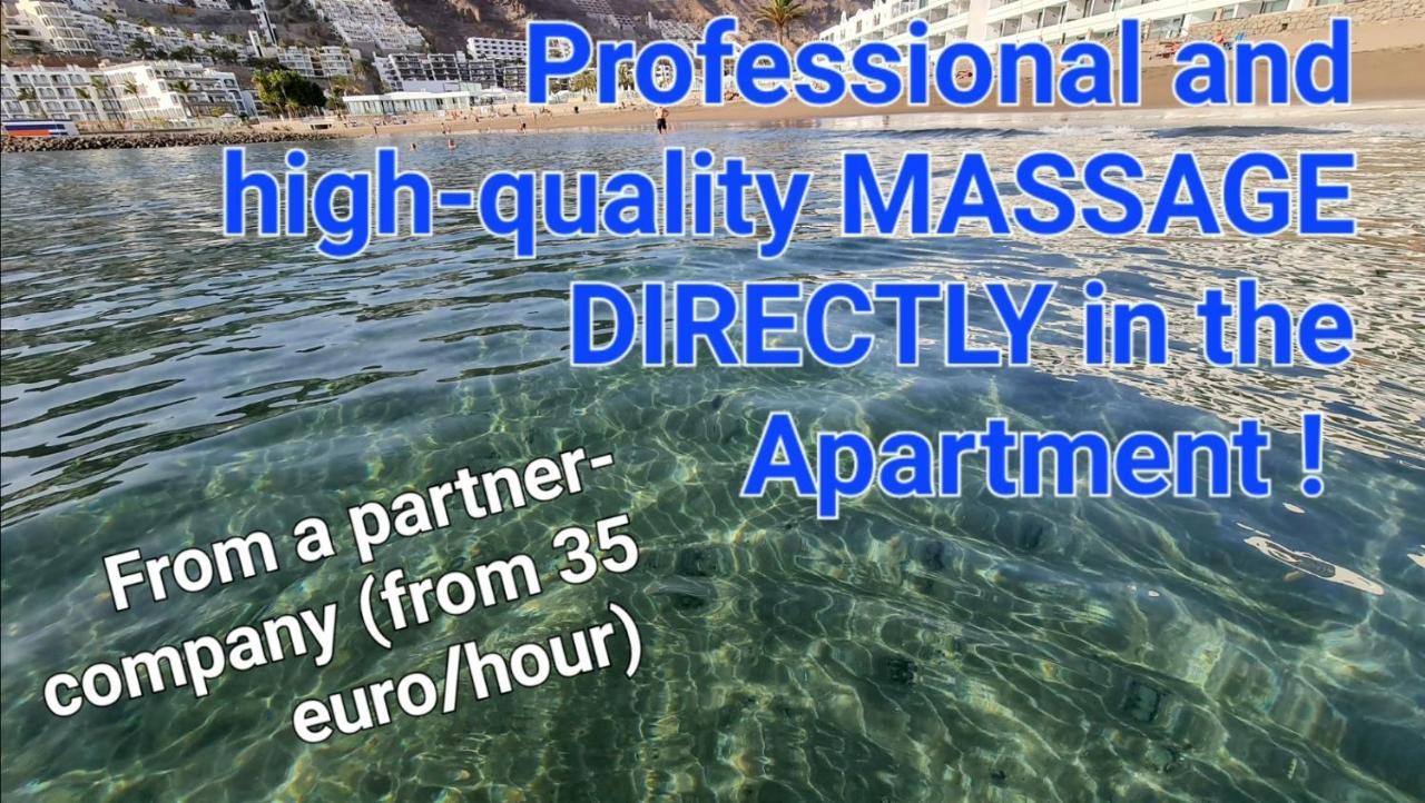 Deluxe 3 Rooms74M2,2Air Condit 2Tv Seaview On Amadores,2 Heatpools, Parking, 600 Mb,Dishwasher,2Lift,,3 Beaches Playa Del Cura  Extérieur photo